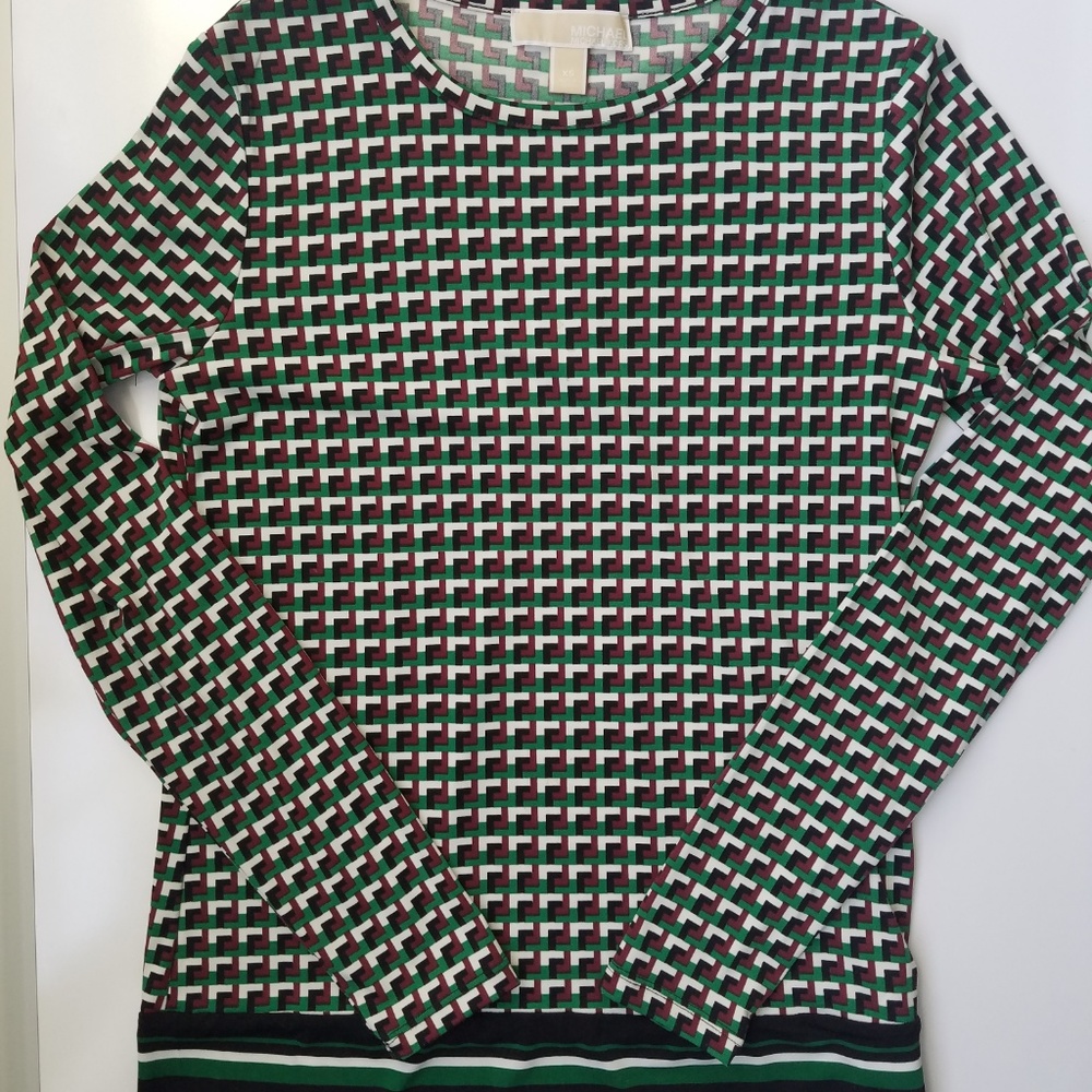 MICHAEL KORS LONG SLEEVE TOP XS EUC